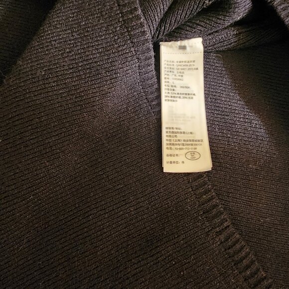 Abercrombie & Fitch Soft Sweater Dress S Mini Long Sleeve Grunge Zip Up - Picture 6 of 8